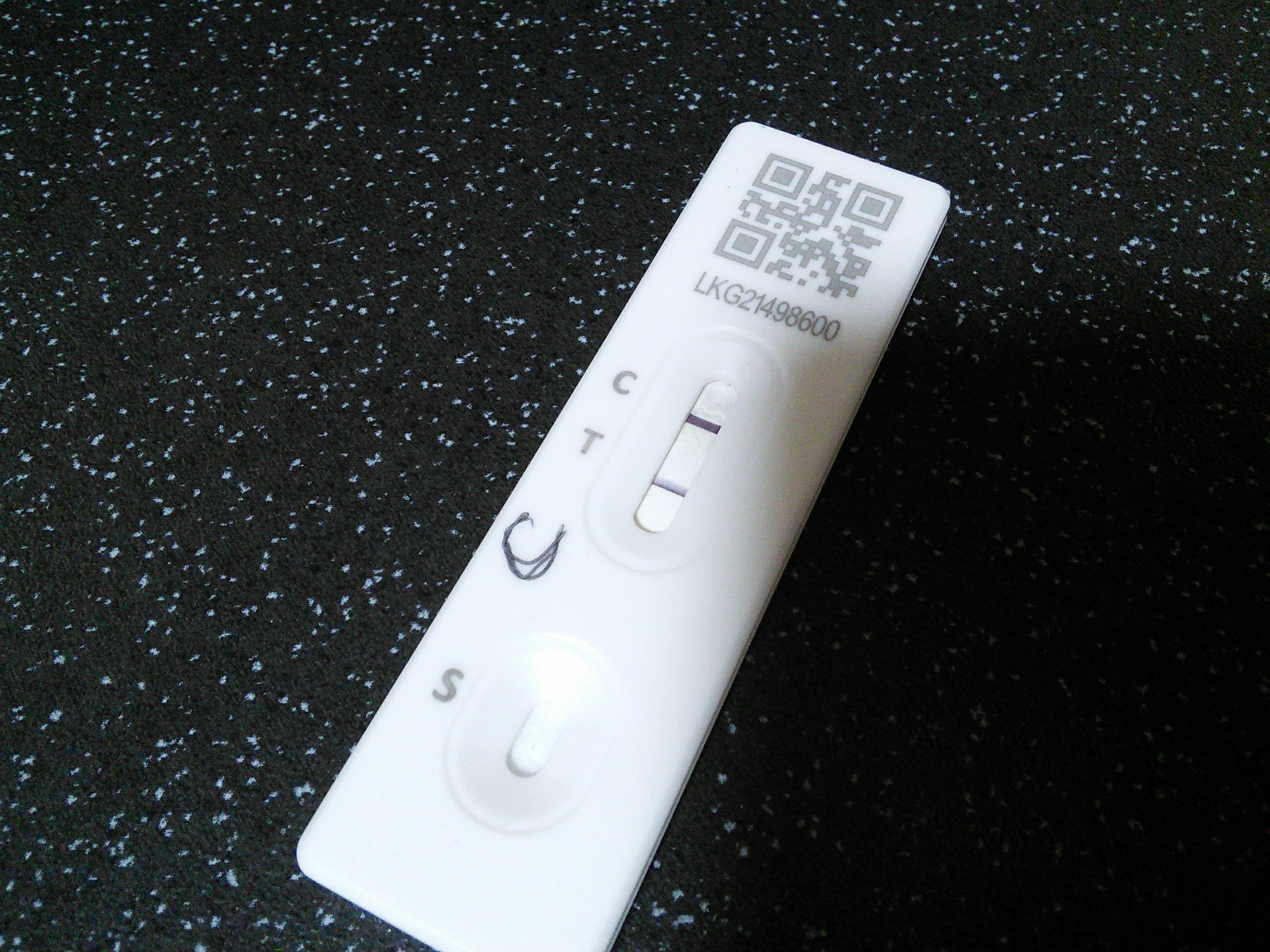 Covid test positive