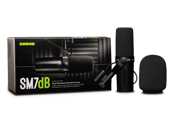 Shure SM7dB dynamic podcast microphone Shure SM7dB dynamic podcast microphone