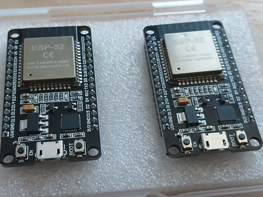 ESP-32 microcontroller boards ESP-32 microcontroller boards