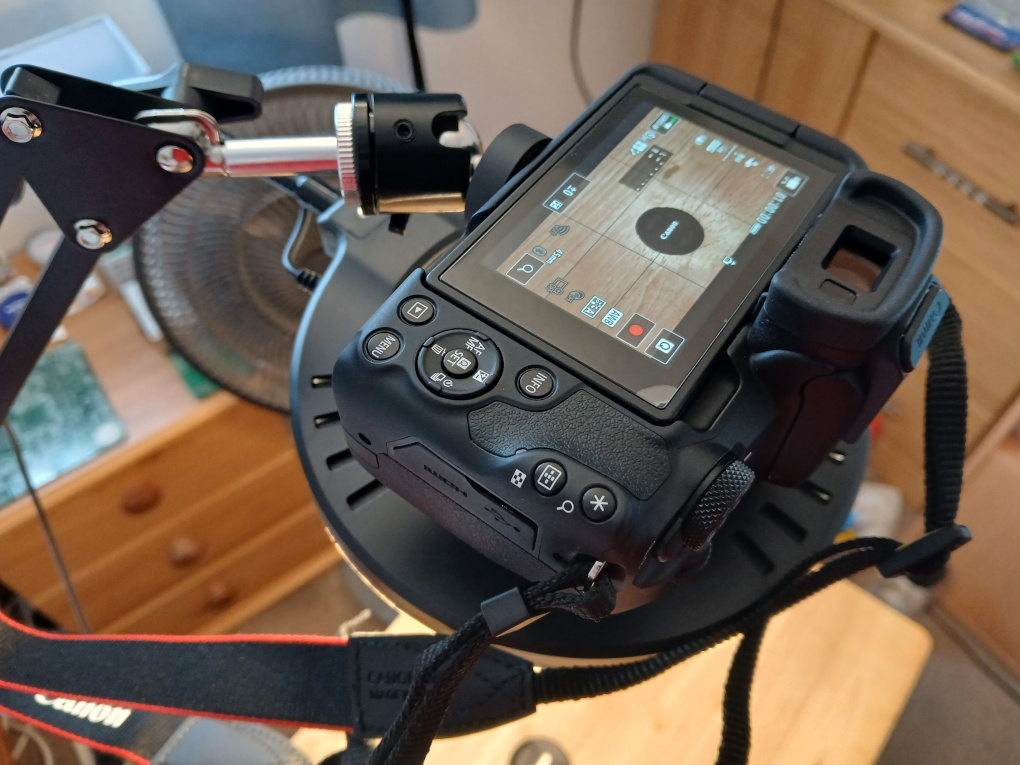 Canon R50 boom arm camera ring light Canon R50 boom arm camera ring light
