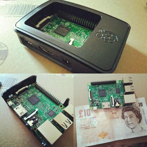 My new Raspberry Pi 3 - it's tiny! My new Raspberry Pi 3 - it's tiny!
