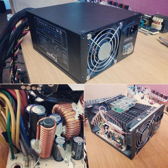 My (now dead) ATX power supply My (now dead) ATX power supply