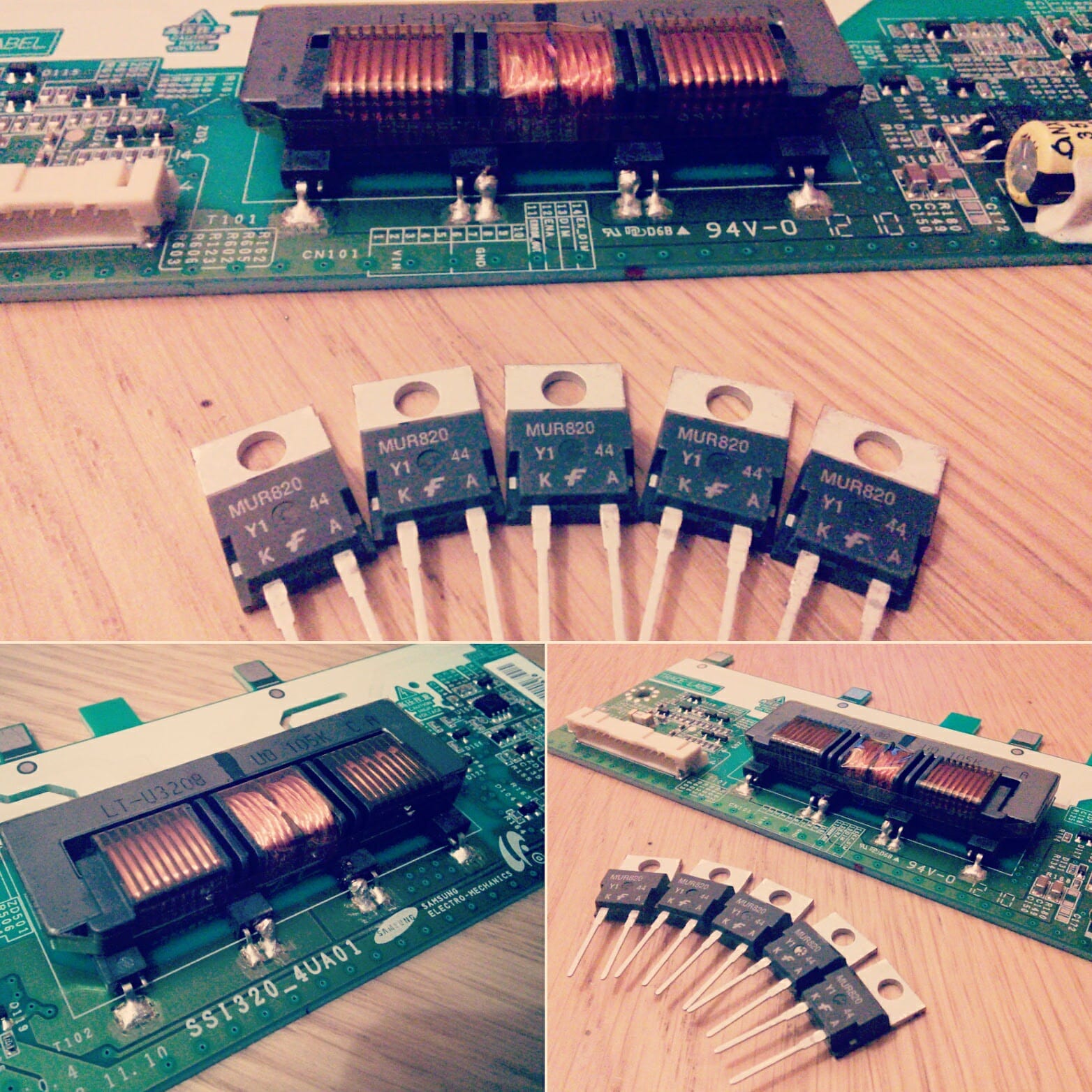 Fast diodes and CCFL inverter board Fast diodes and CCFL inverter board