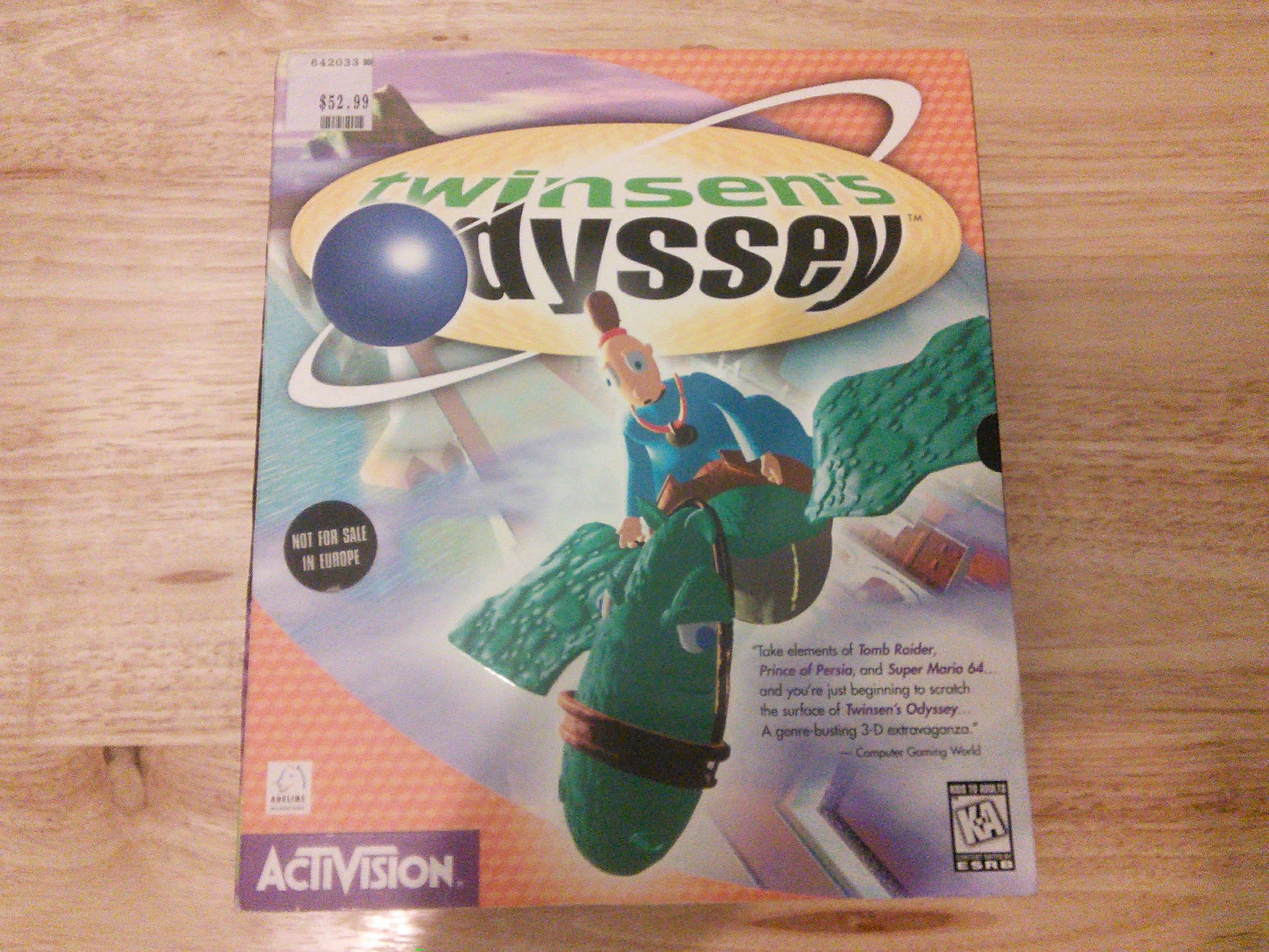 Twinsen's Odyssey box