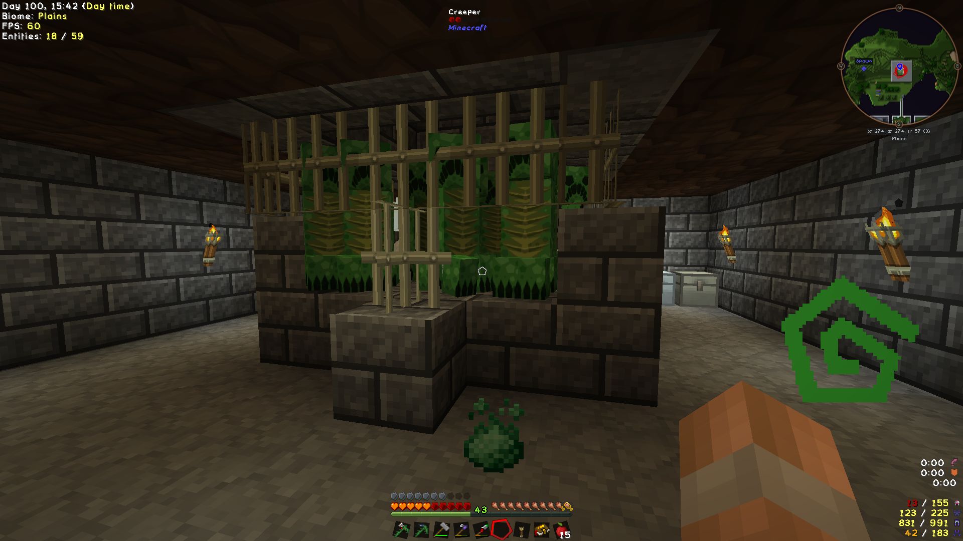 The skyblock continues to grow The skyblock continues to grow