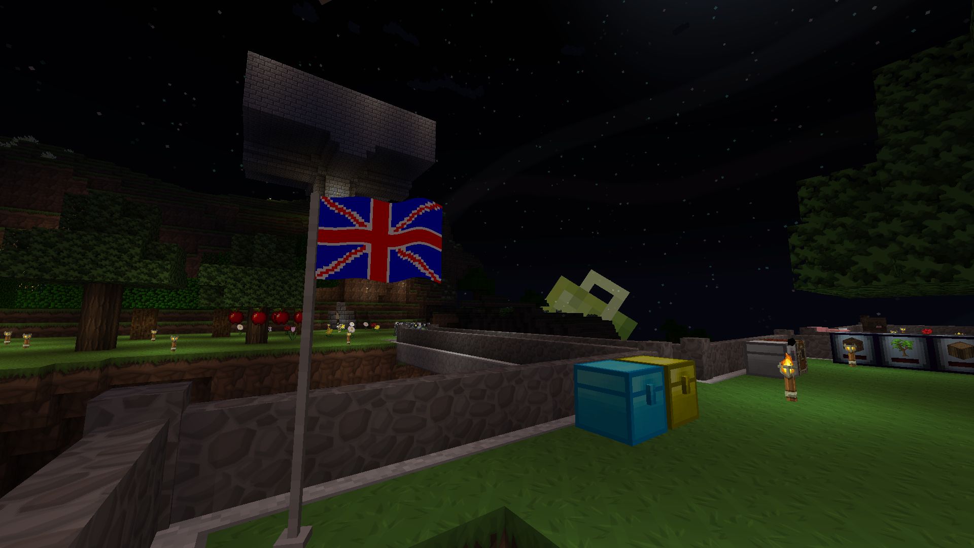 Flying the flag! Flying the flag!