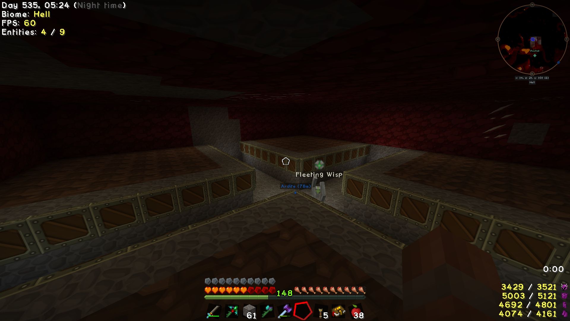 The nether mob tower