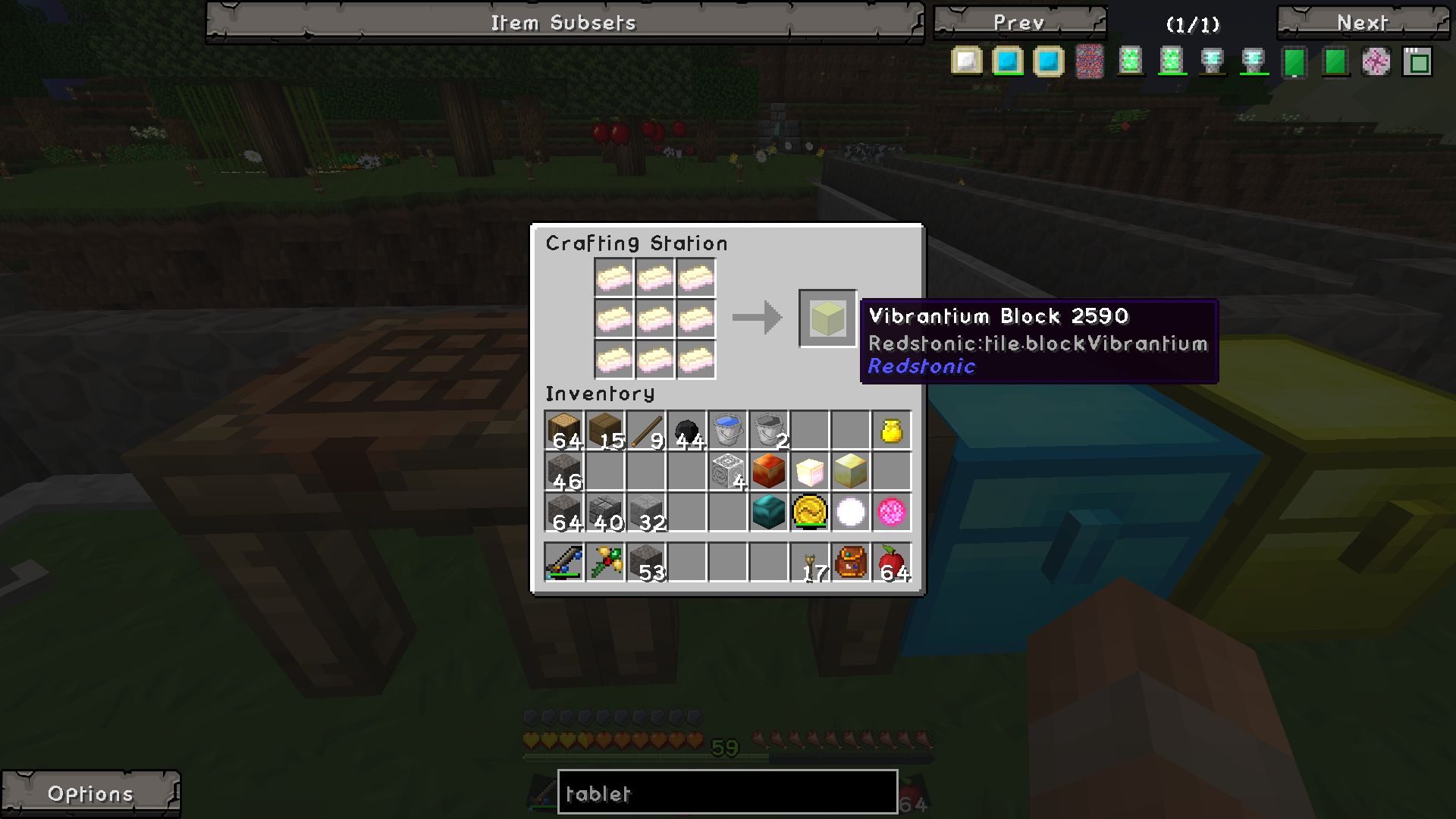 Vibrantium block!