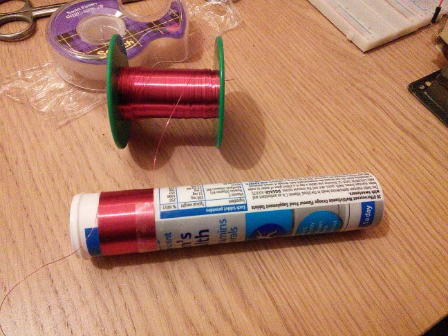Slayer Exciter secondary winding on vitamin tube Slayer Exciter secondary winding on vitamin tube