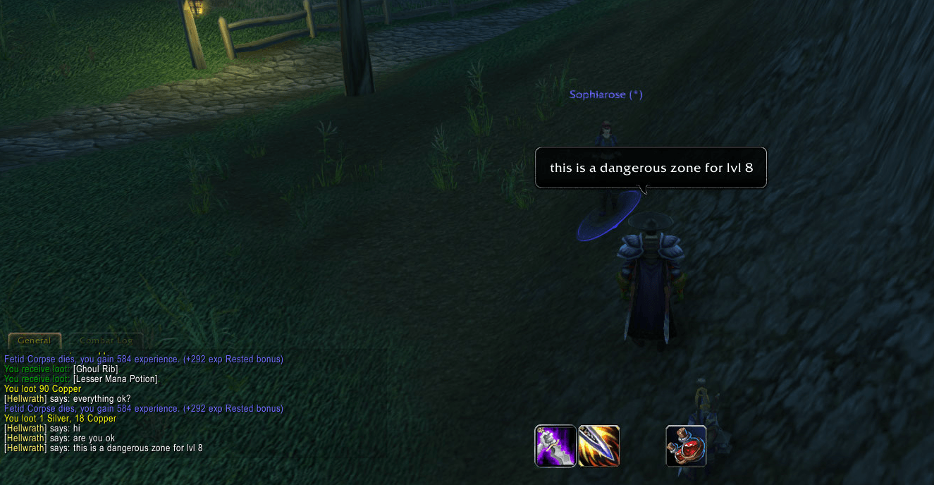 Meeting Sophiarose in WoW. Meeting Sophiarose in WoW.
